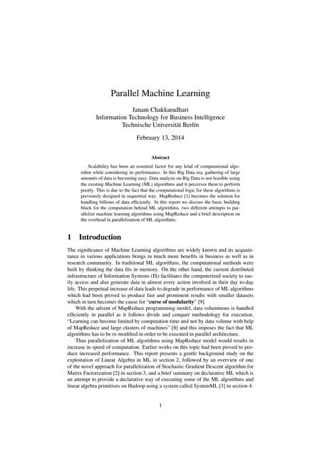 Image result for Parallel Machine Learning Algorithms
