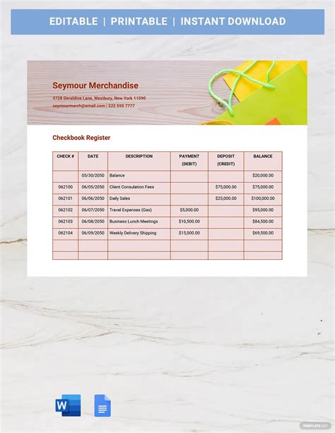 Checkbook Register Definition Simple at Michael Berryhill blog