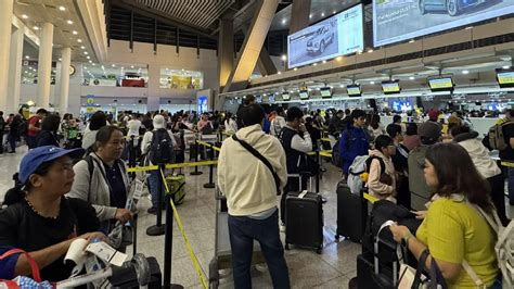 NAIA, normal pa rin ang operasyon; Nag-abiso sa posibleng pagkaantala ...