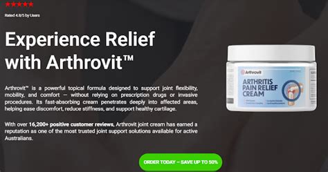 Arthrovit Arthritis Pain Relief Cream: How It Functions In The Body?