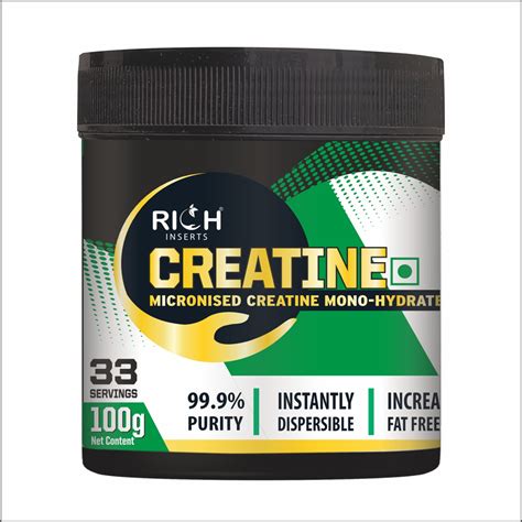 Buy Now Rich Inserts Micronized Creatine-Peak Performance 100gms ...