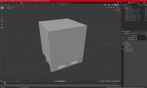 3D Wood Crate with Pallet Uline model | 3D Molier International
