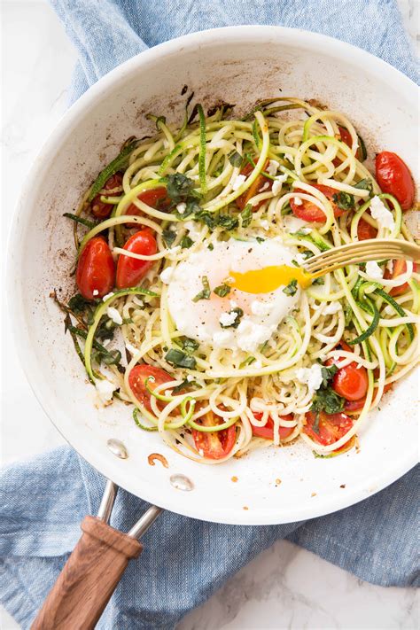 Inspiralized: Zucchini Noodle Egg Nests