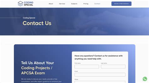 Image result for Contact Us Website Coding