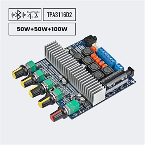 12V-24V 2.1 Channel TPA3116 Subwoofer Amplifier Board High Power ...