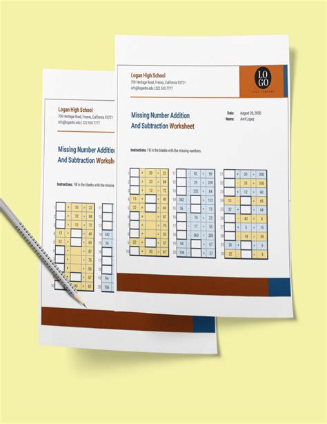 Missing Number Number Line Excel Worksheet 的图像结果