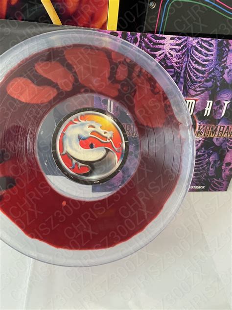 Ultimate Mortal Kombat 3 Blood Filled Vinyl Record Soundtrack LP Liquid VGM MK3 | eBay
