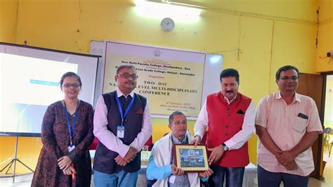 TWO – DAY NATIONAL LEVEL MULTI-DISCIPLINARY CONFERENCE – Goa Multi ...