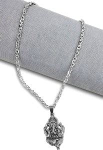 Stylewell Hindu Good Luck Silver God Shri Lord Ganesha/Ganpati Maharaj ...