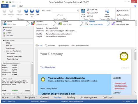 Program Sections > Preview > Current Preview