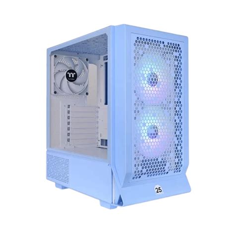 Shop Thermaltake Ceres 330 TG ARGB Mid Tower Cabinet (Hydrangea Blue ...