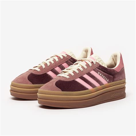 adidas Originals Womens Gazelle Bold - Shadow Brown/Warm Clay/Glow Pink ...
