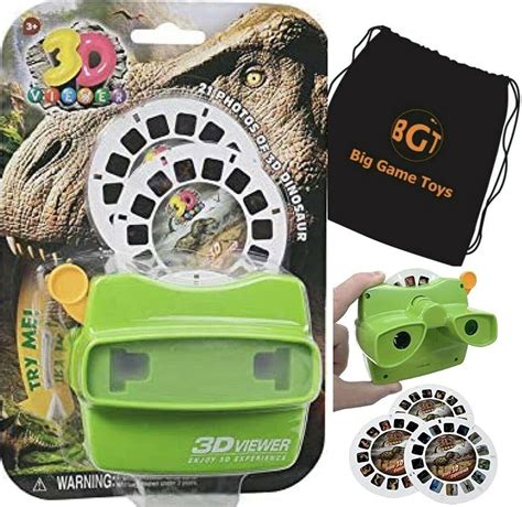 Buy Big Game Toys~3D Dinosaur Viewer with BGT Tote Bag 21 Photo Images ...