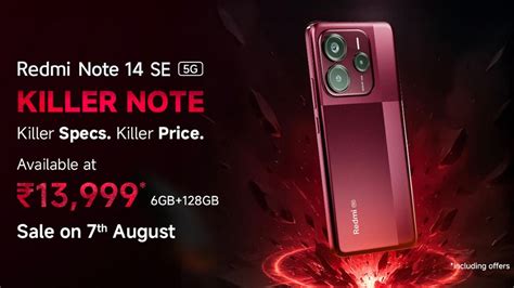 Redmi Note 14 SE 5G With 50-Megapixel Camera, 120Hz Display Launched in ...