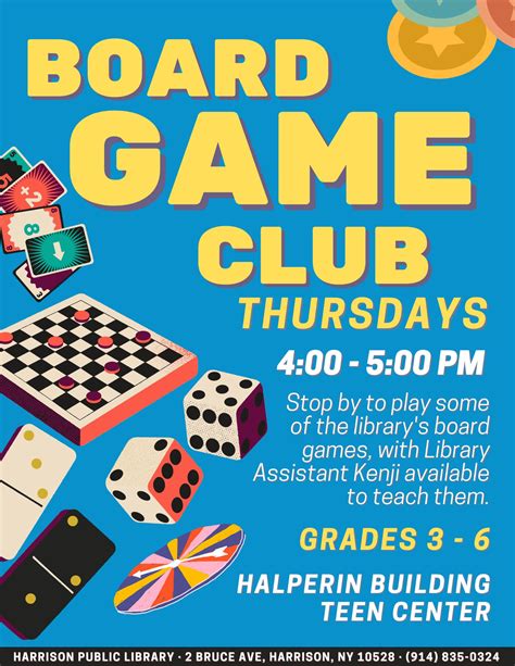 Board Game Club Events at Cameron Frodsham blog