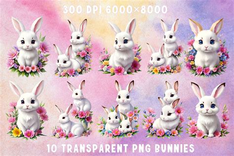 Clip Art Cute Bunnies Wallpaper