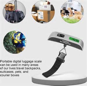 2-Pack Travel Digital Luggage Scale - Portable Luggage Scale -Luggage ...