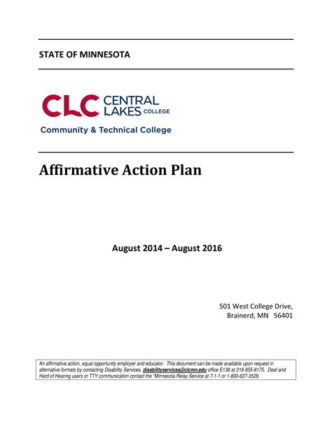 Affirmative Action Plan - 17+ Examples, How to Create, PDF, Word