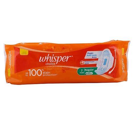 Buy Whisper Choice Sanitary Napkins Ultra with Wings -Pack of 7 Pads ...