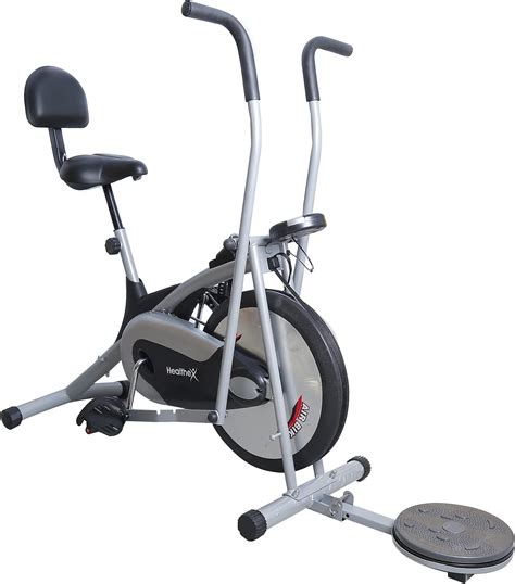 Healthex Air Bike Exercise Cycle for Home Use | Cardio Cycle with ...