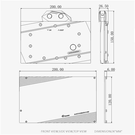 Buy Bykski Copper GPU Water Cooling Block GPU Waterblock Graphics Card ...