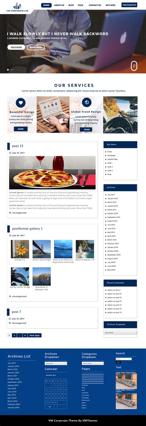 Free Corporate WordPress Theme - Best Free Business WP Theme