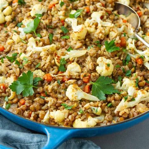 Brown Rice with Lentils - Cookin Canuck