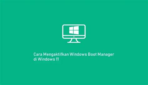 Image result for Boot Manager Windows 11