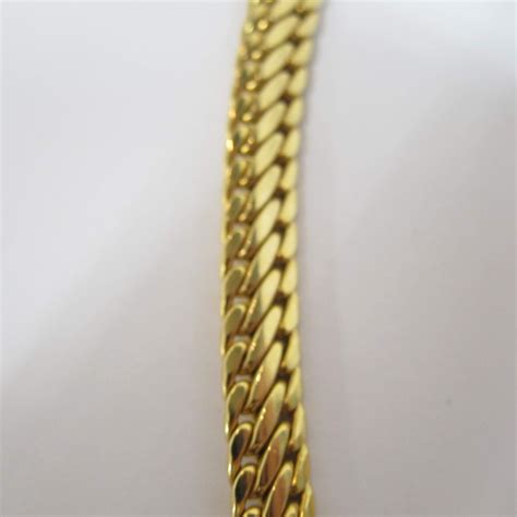 14K Gold Chain Bracelet