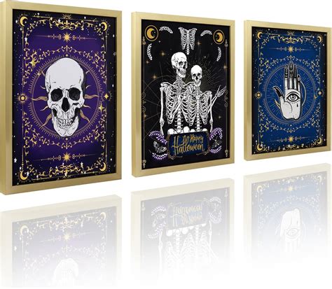 ArtbyHannah Framed Halloween Bathroom Wall Decor, India | Ubuy