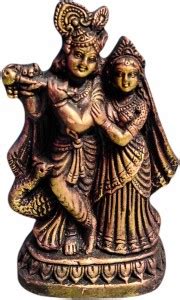 orsop Clay Lord Radha Krishna Statue | Murlidhar/Krishn Kanhiya Idol ...