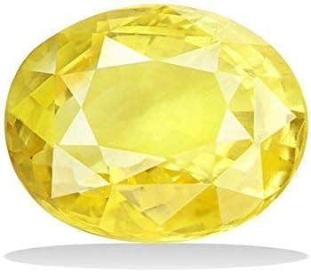 The Gallery Of Gemstones 7.80 Carat Yellow Sapphire (Pukhraj) Natural ...