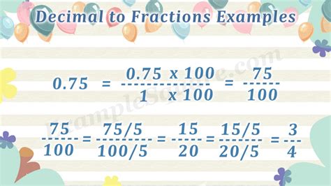Converting Decimal Number to Fraction