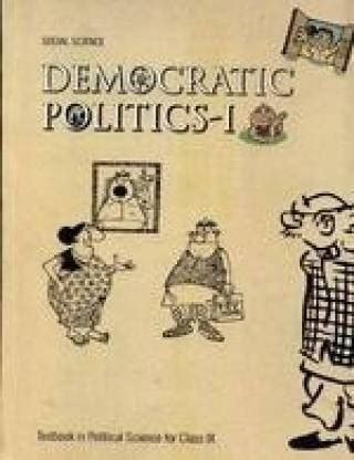 Democratic Politics 1 Civics Textbook For Class 9: Buy Democratic ...