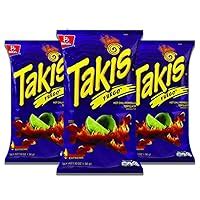 Takis Fuego Flavored Tortilla Chips - Pack of 3 - 56g : Amazon.in ...