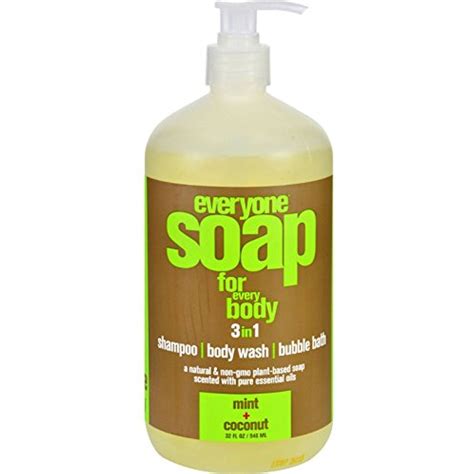 Eo products natural everyone hand soap liquid mint and coconut 32 ounce ...