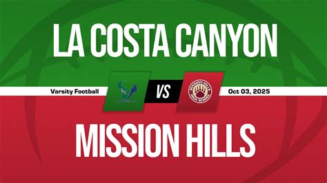La Costa Canyon vs Carlsbad | Football | 10/24/2025
