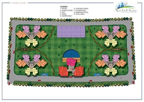 Apex Golf Avenue Layout Plan, Apex Group Site Map