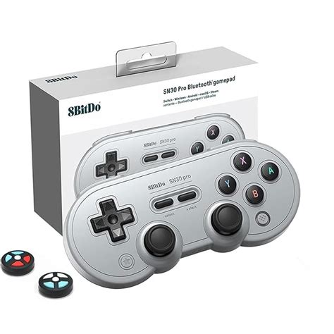 8Bitdo SN30 Pro Wireless Bluetooth Controller with Joysticks Rumble ...