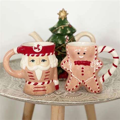 Nutcracker & Gingerbread Mugs | Christmas store, Christmas, Whimsical ...