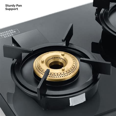 Prestige Svachh Neo Toughened Glass Top Gas Stove with 2 Liftable Burn ...