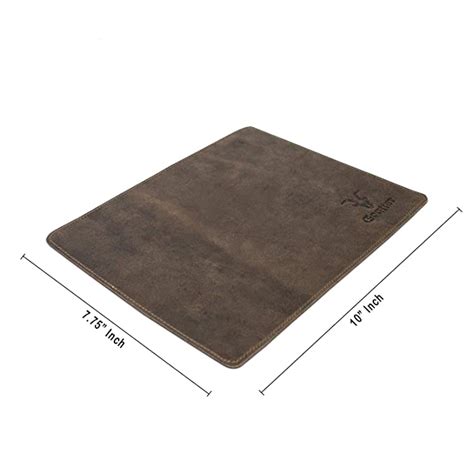 Goatter Hunter Leather Mouse Pad – Standard Size Ergonomic Design for ...