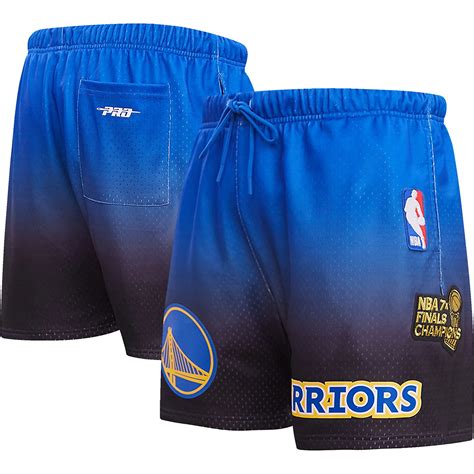 Pro Standard /Black Golden State Warriors Ombre Mesh Shorts | Academy
