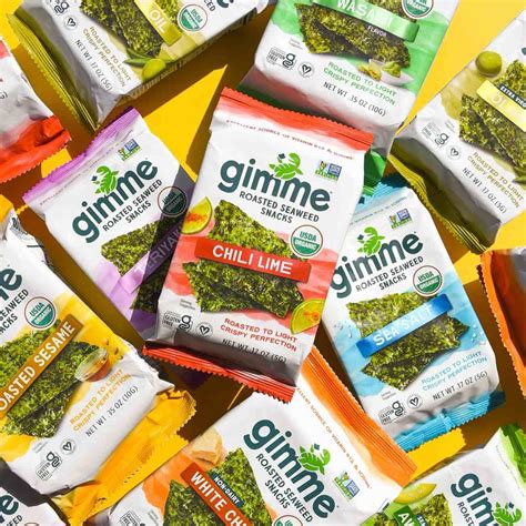 gimme Roasted Seaweed Snacks - Sea Salt & Avocado Oil - Shop Chips at H-E-B