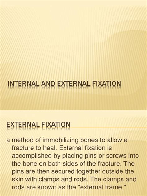 Image result for External Fixation Explained