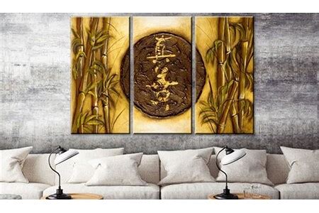 Tableau Artgeist Tableau - Symbole oriental - 90x60 (7295) | Darty