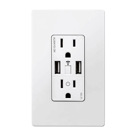 TOPGREENER In-Wall Wi-Fi USB Charging Outlet | $35.99