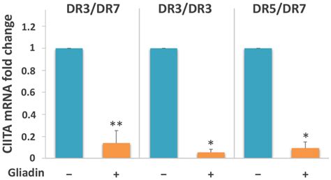 Effect of Gliadin Stimulation on HLA-DQ2.5 Gene Expression in ...