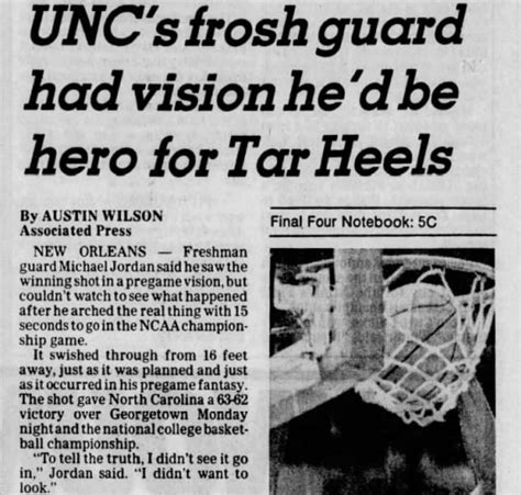 Michael Jordan: College stats, best games, quotes, moments | NCAA.com