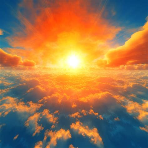 Cloud amidst the sky | Premium AI-generated image